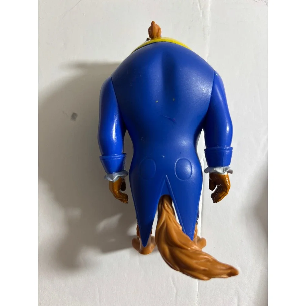 Disney Beauty and the Beast Beast Action Figure Blue Suit Yellow Vest Toy